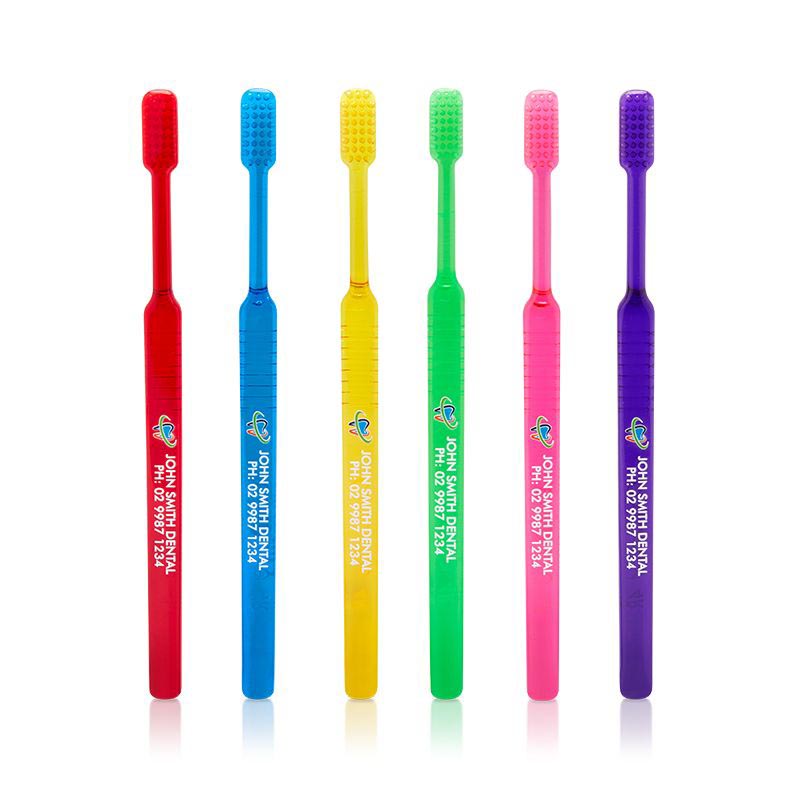 Caredent Adult 4 Row Soft Toothbrush Personalised